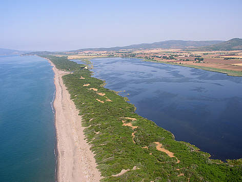 Foto aerea dell' Oasi WWF di Burano
© ArchivioWWF/F.Cianchi rel=
