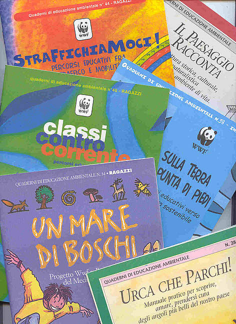 Copertine quaderni di educazione ambientale WWF
© WWF Italia Copertine quaderni di educazione ambientale WWF rel=